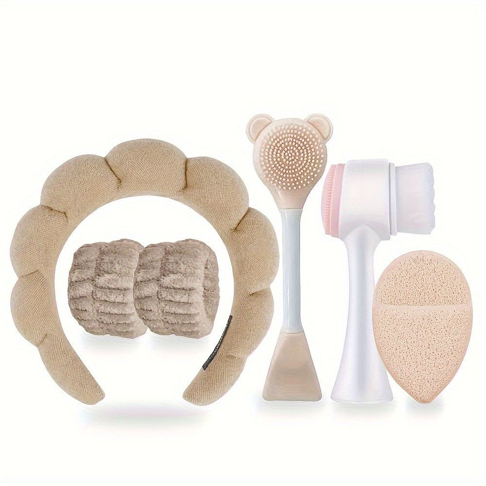 Set di cura del viso - in silicone - da 6 Pezzi