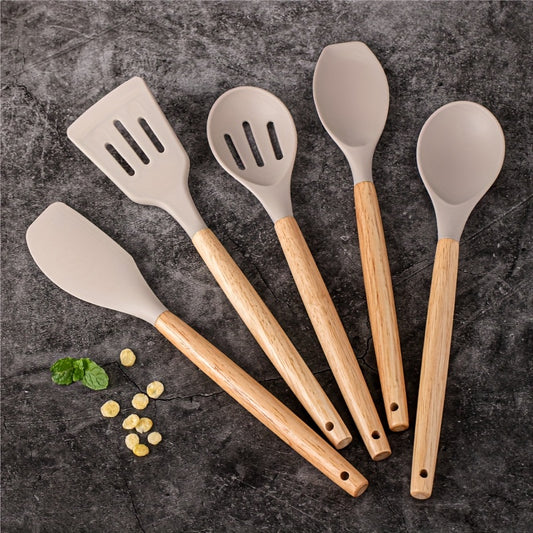 Set di 5 utensili da cucina - in silicone