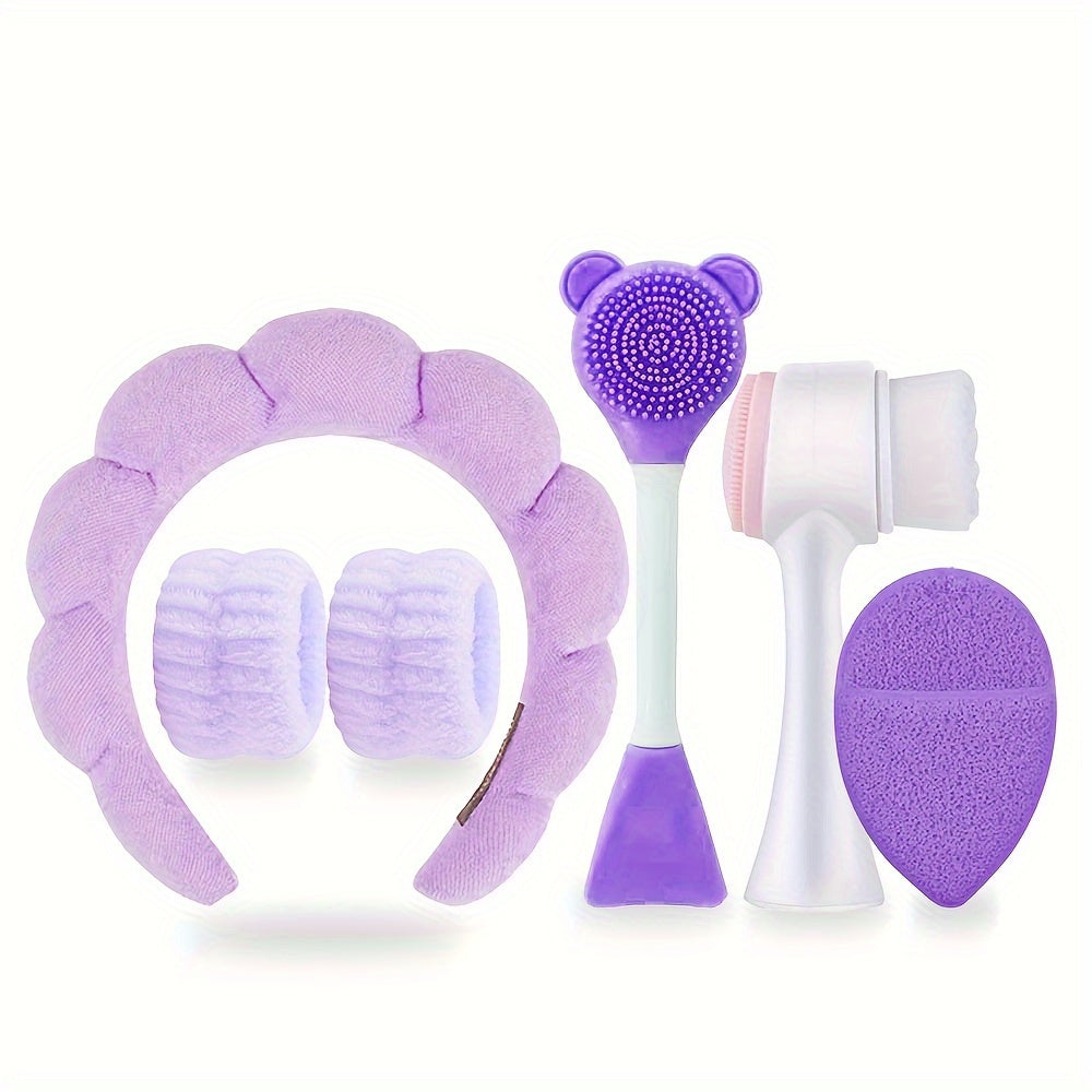 Set di cura del viso - in silicone - da 6 Pezzi