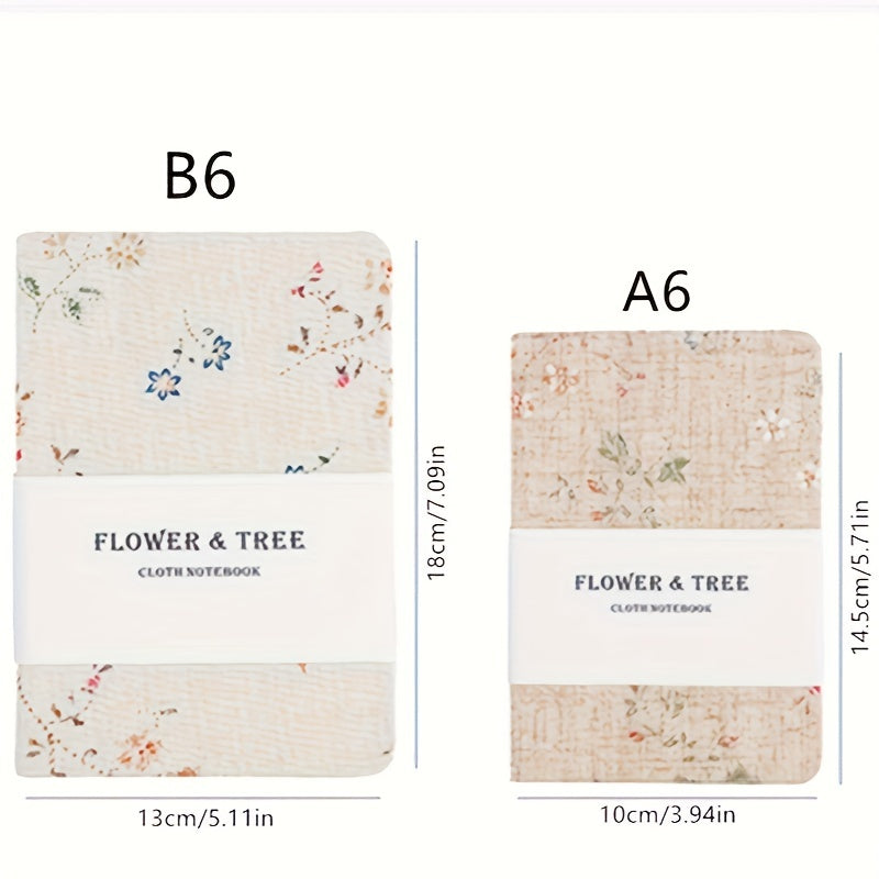 Fabric Notebook - Floral Print