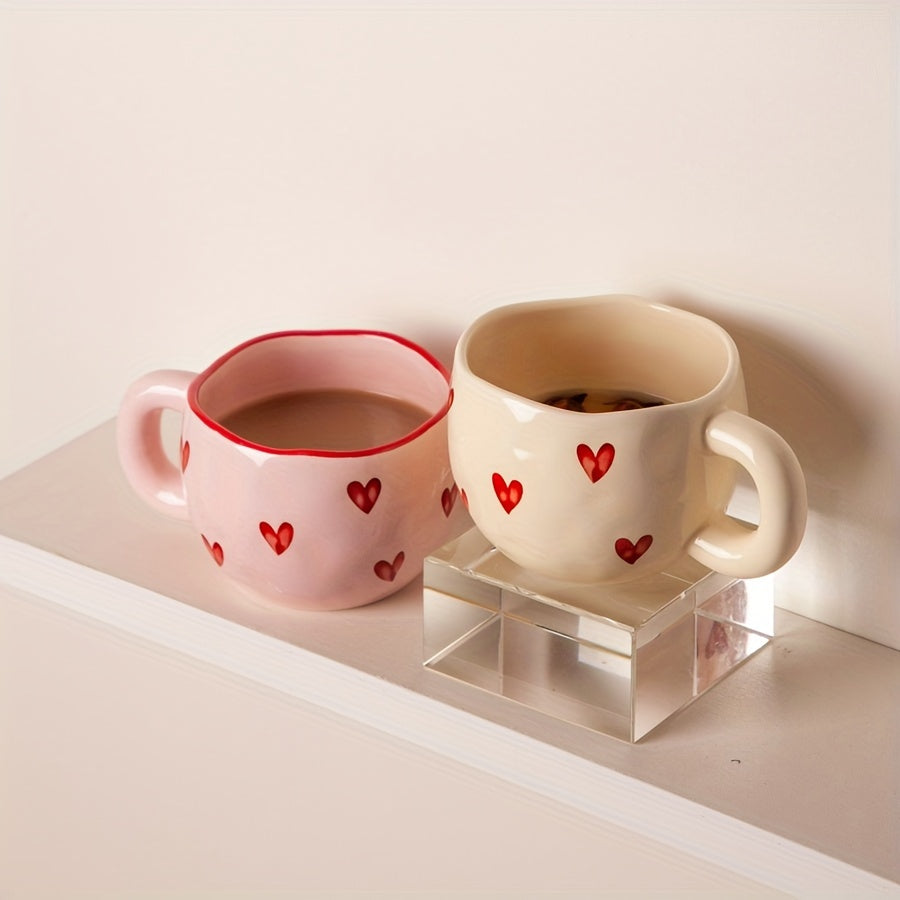 Tazza in ceramica - a cuori