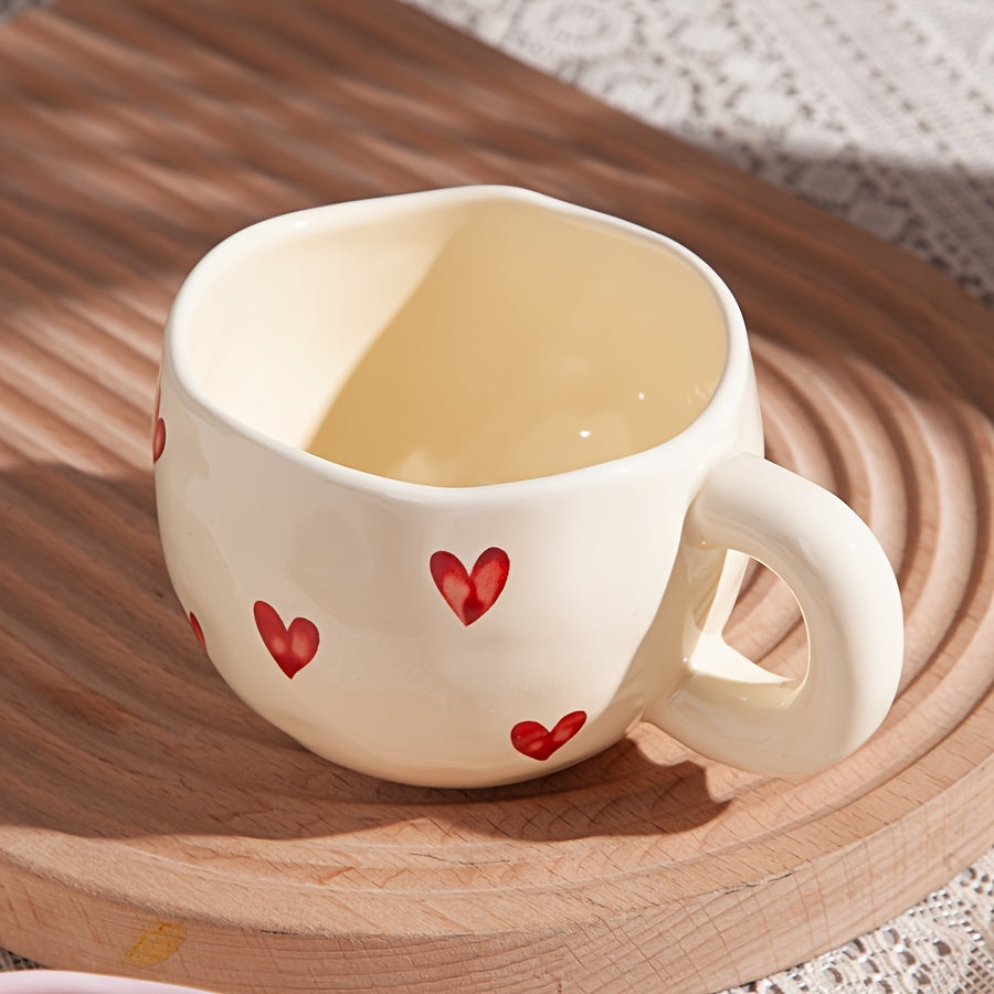 Tazza in ceramica - a cuori