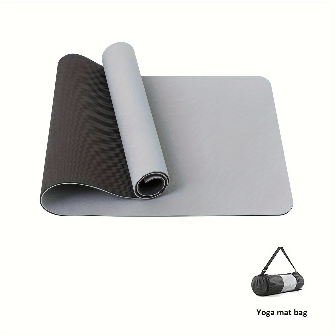 Extra Thick 1/3" Yoga Mat - Double Non-Slip Surface