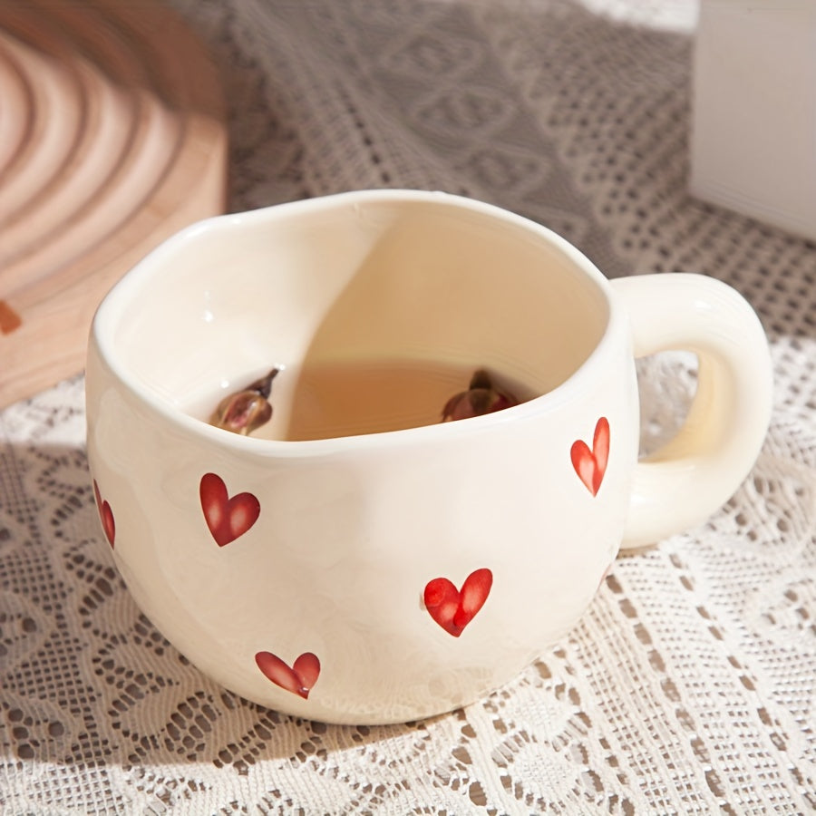 Tazza in ceramica - a cuori