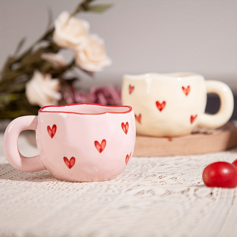 Tazza in ceramica - a cuori