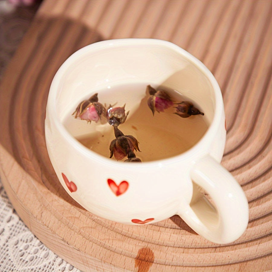 Tazza in ceramica - a cuori