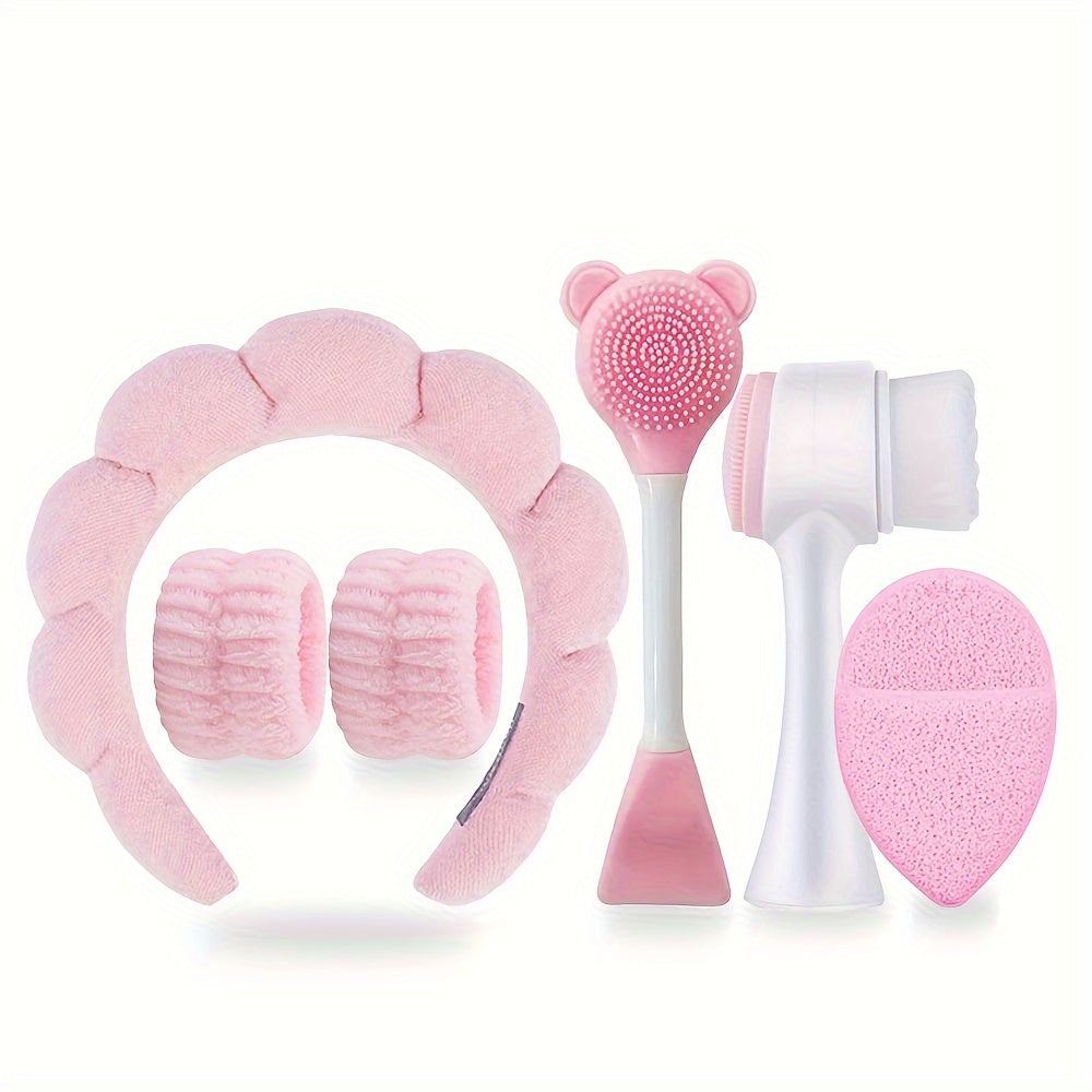 Set di cura del viso - in silicone - da 6 Pezzi