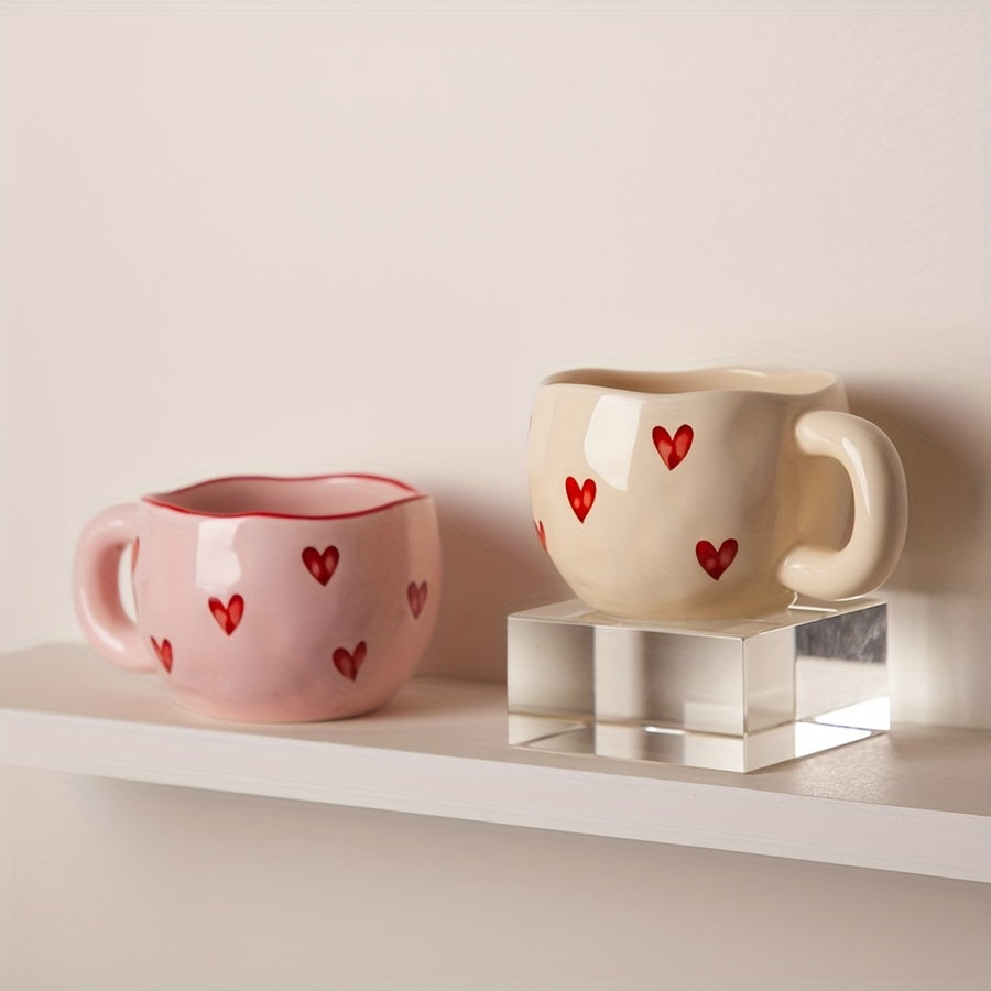 Tazza in ceramica - a cuori