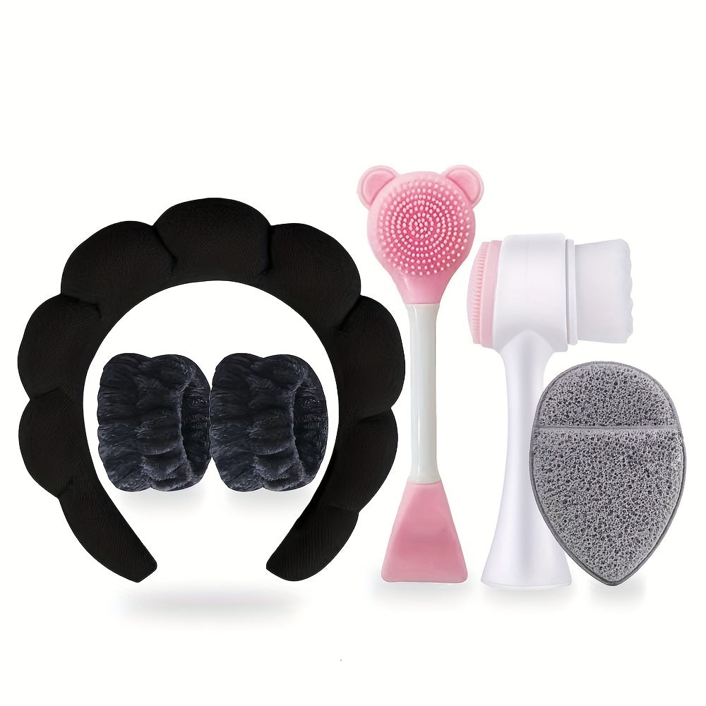 Set di cura del viso - in silicone - da 6 Pezzi